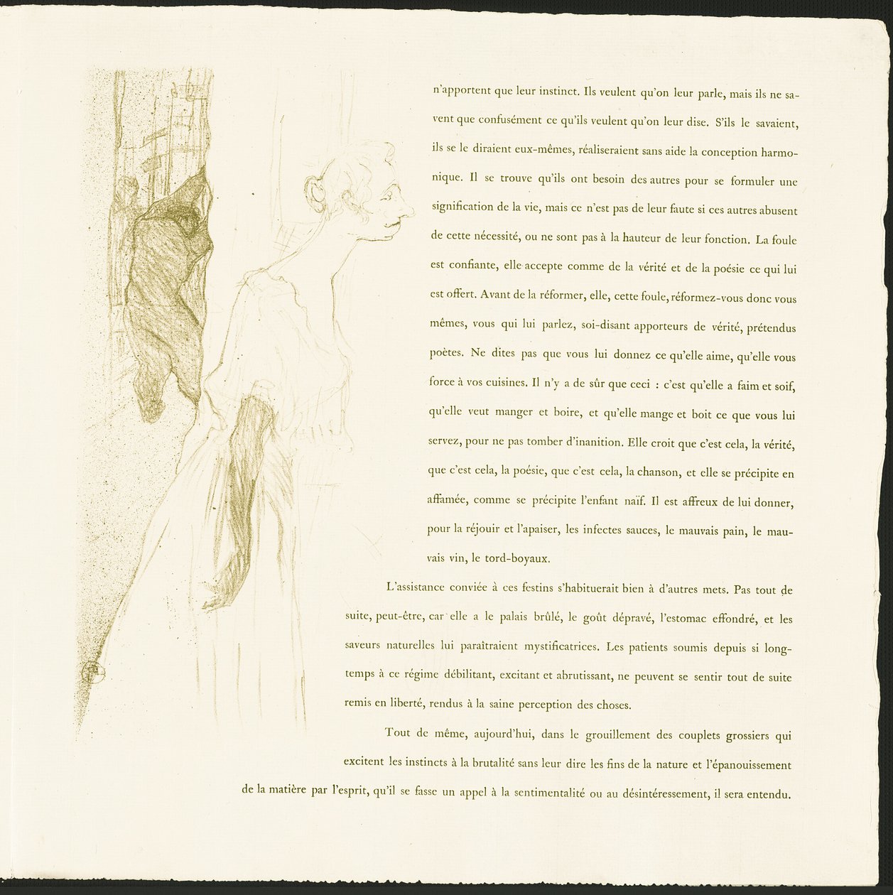 Yvette Guilbert od Henri de Toulouse Lautrec