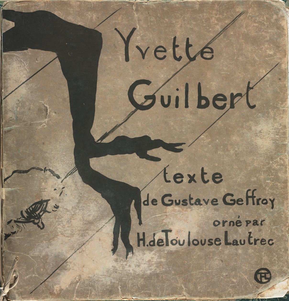 Yvette Guilbert - Francouzská série od Henri de Toulouse Lautrec