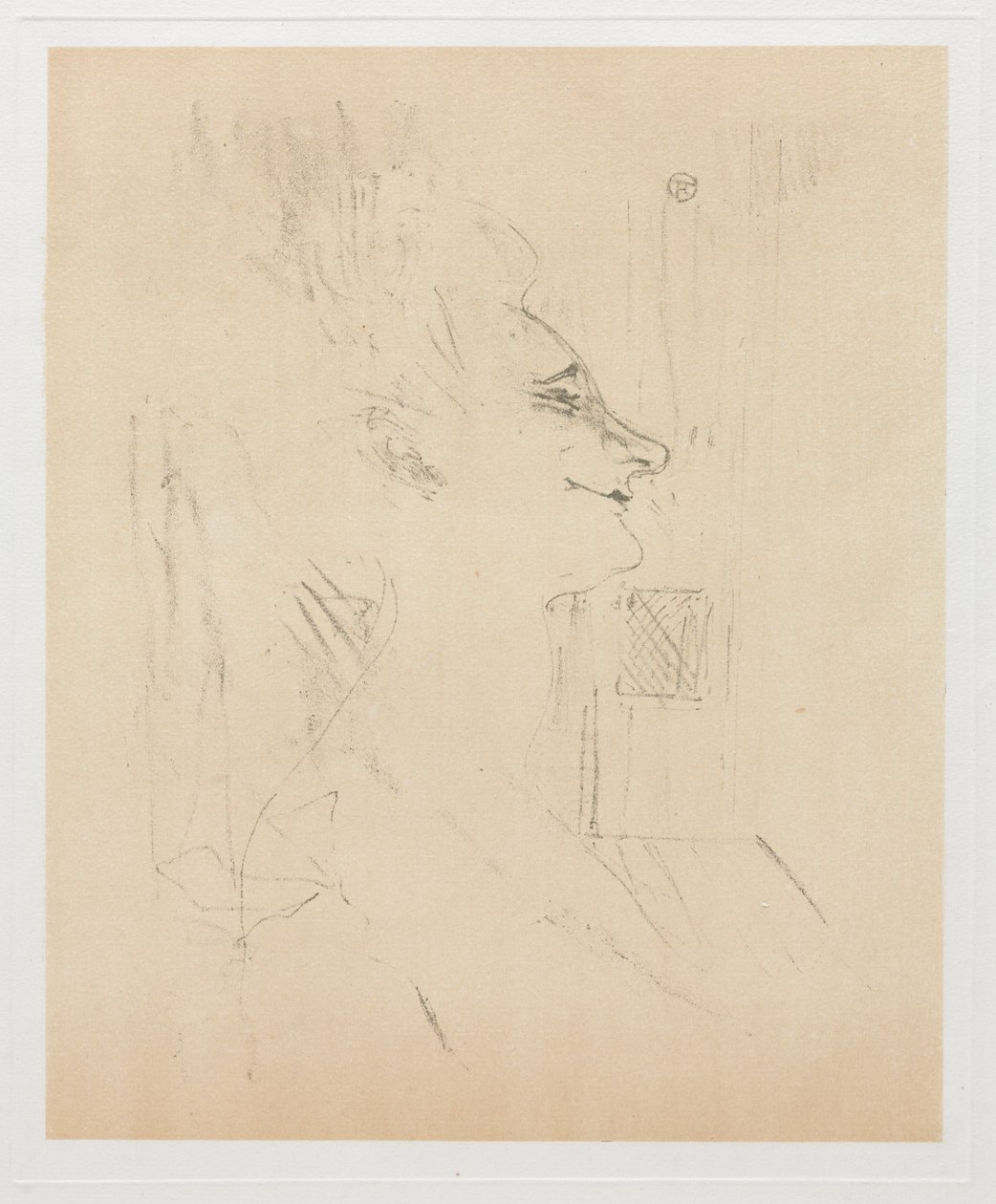 Yvette Guilbert v opilosti od Henri de Toulouse Lautrec