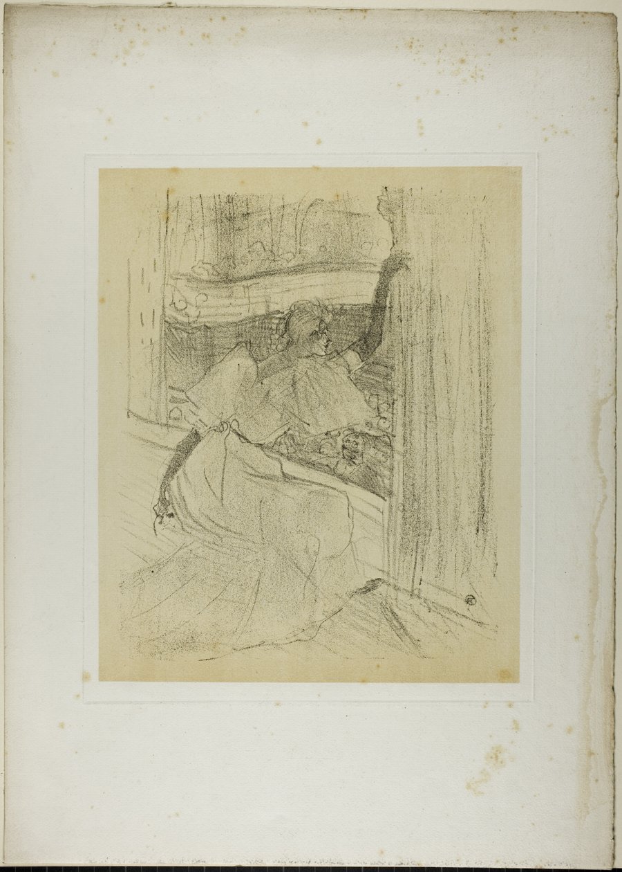 Yvette Guilbert Taking a Bow, od Yvette Guilbert od Henri de Toulouse Lautrec