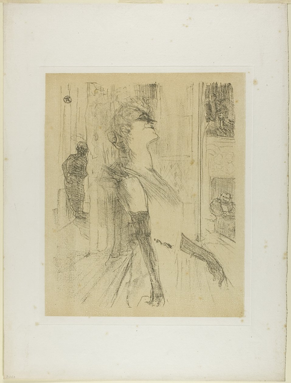 Yvette Guilbert na jevišti, od Yvette Guilbert od Henri de Toulouse Lautrec