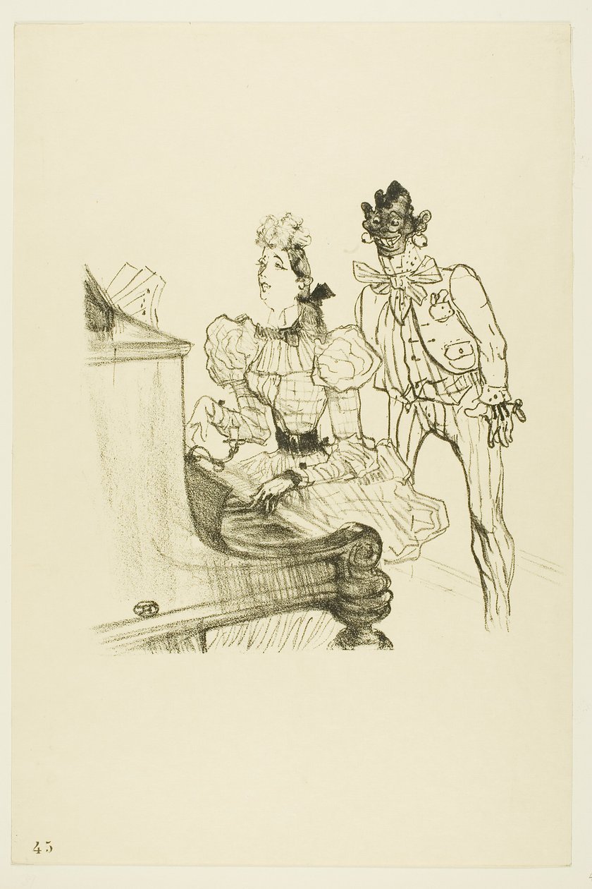 Zamboula-Polka od Henri de Toulouse Lautrec