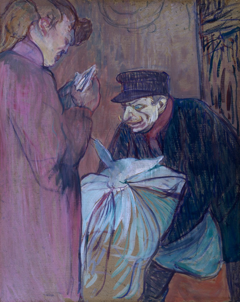 prádelník z nevěstince od Henri de Toulouse Lautrec