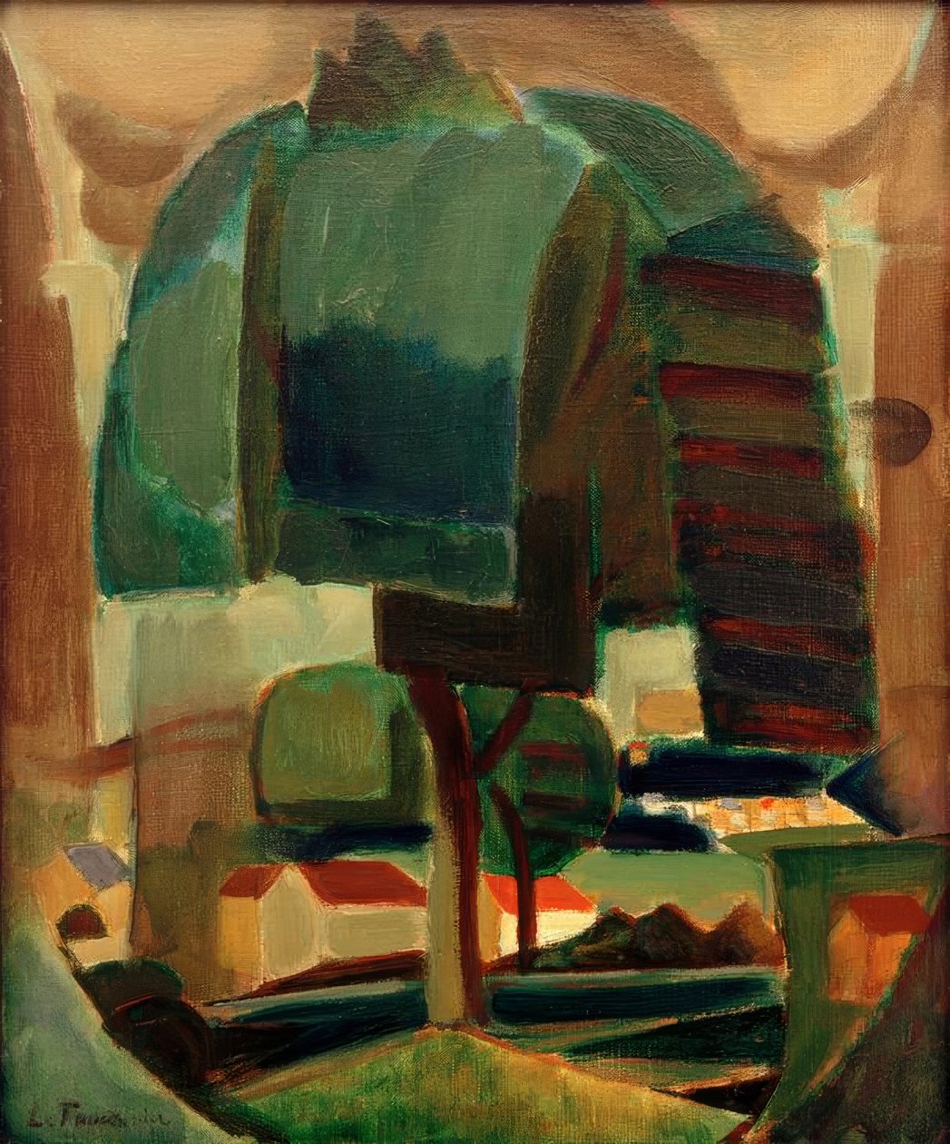 Výplata (na šířku) od Henri Victor Gabriel Le Fauconnier