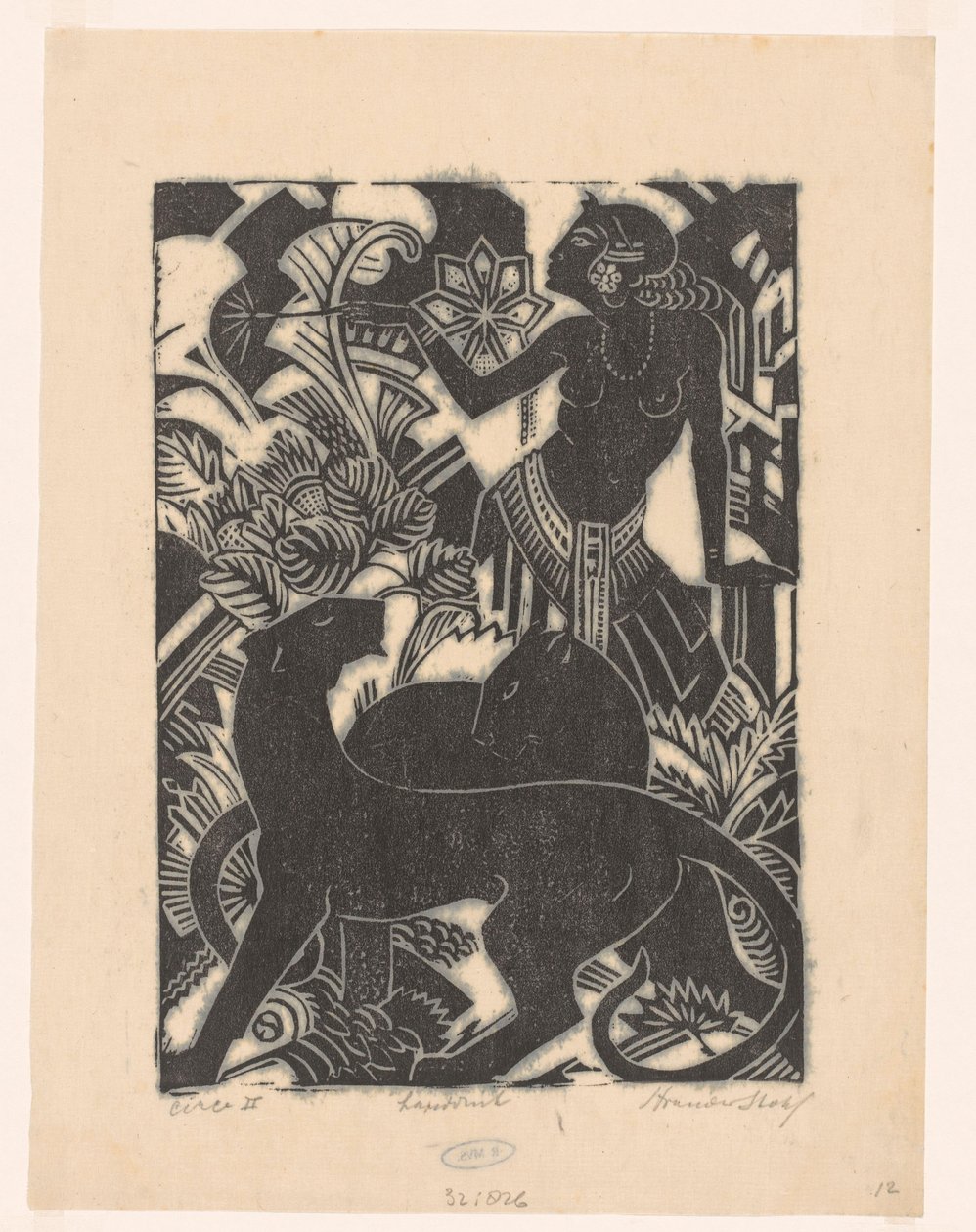 Circe II (původní název na objektu) od Henri van der Stok (signed by artist)