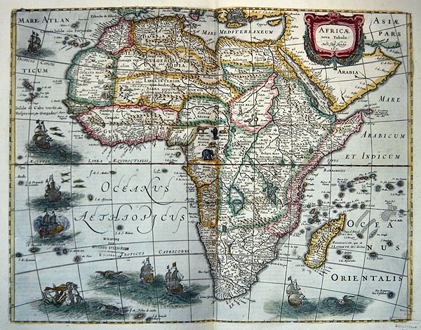 Mapa Afriky, z 