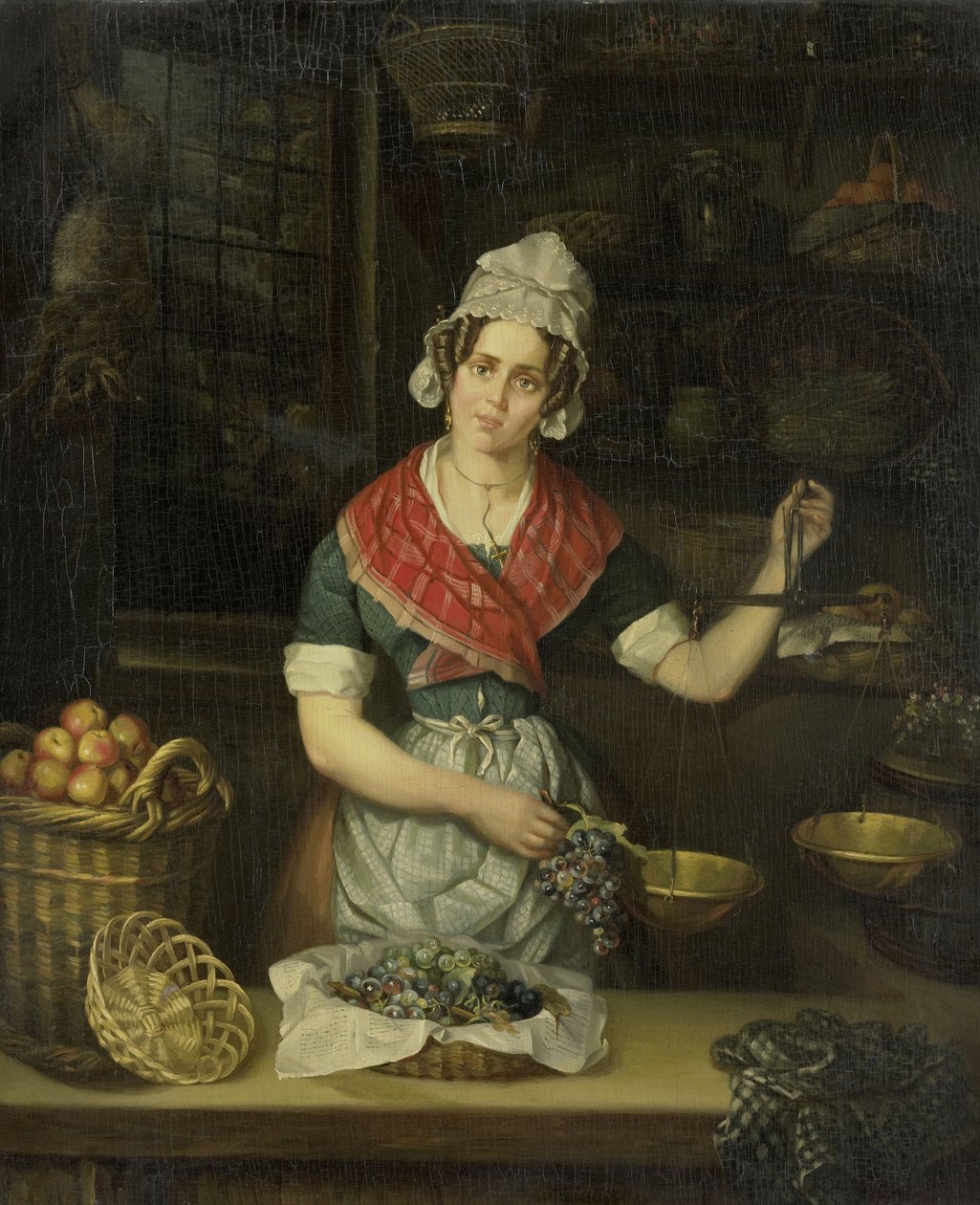 Prodejce ovoce od Henrietta Christina Temminck
