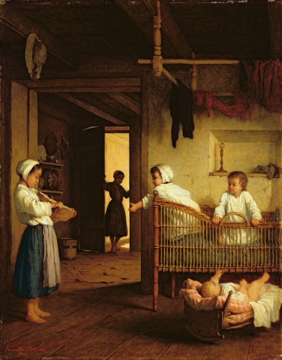 Výchova, 1867 od Henriette Browne