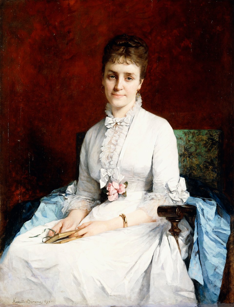 Portrét dámy, 1877 od Henriette Browne