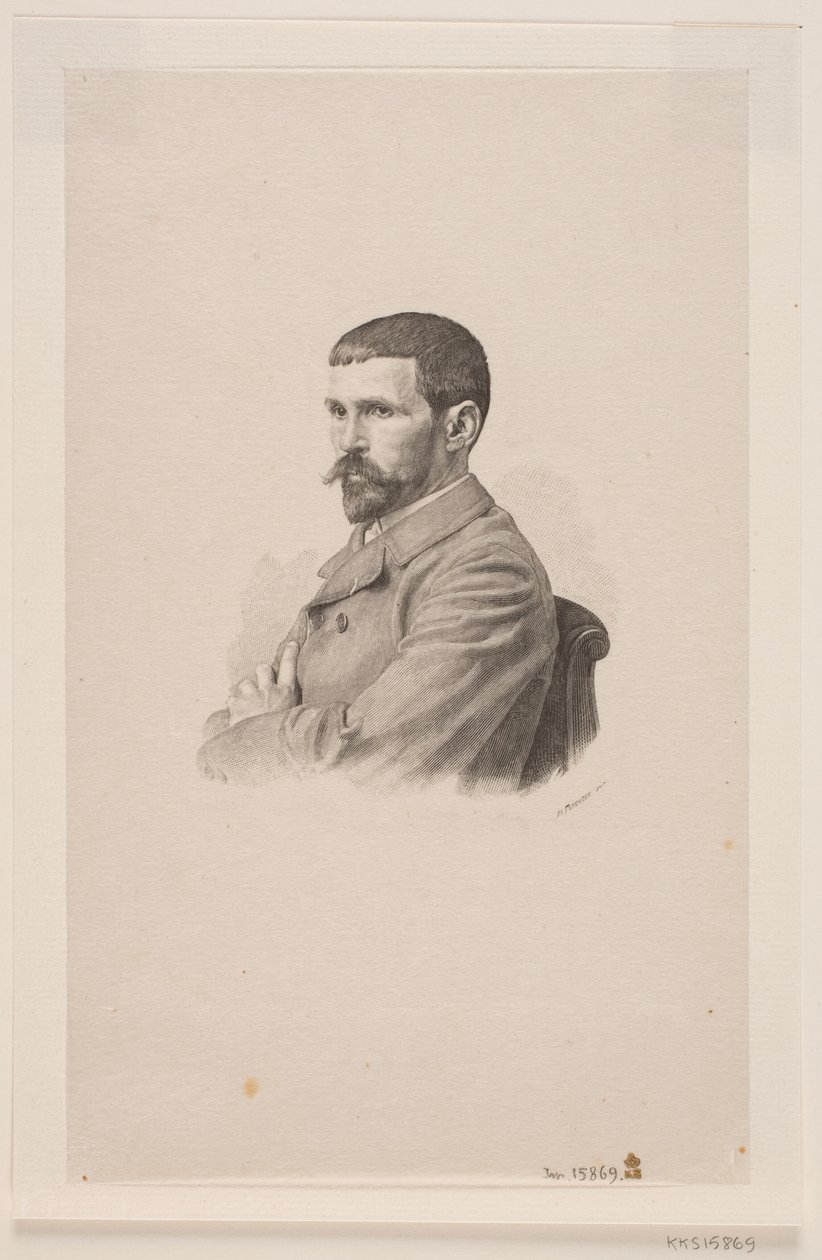 Portrét malíře P. A. J. Dagnana-Bouvereta od Henrik Arnold Hamilkar Sørensen