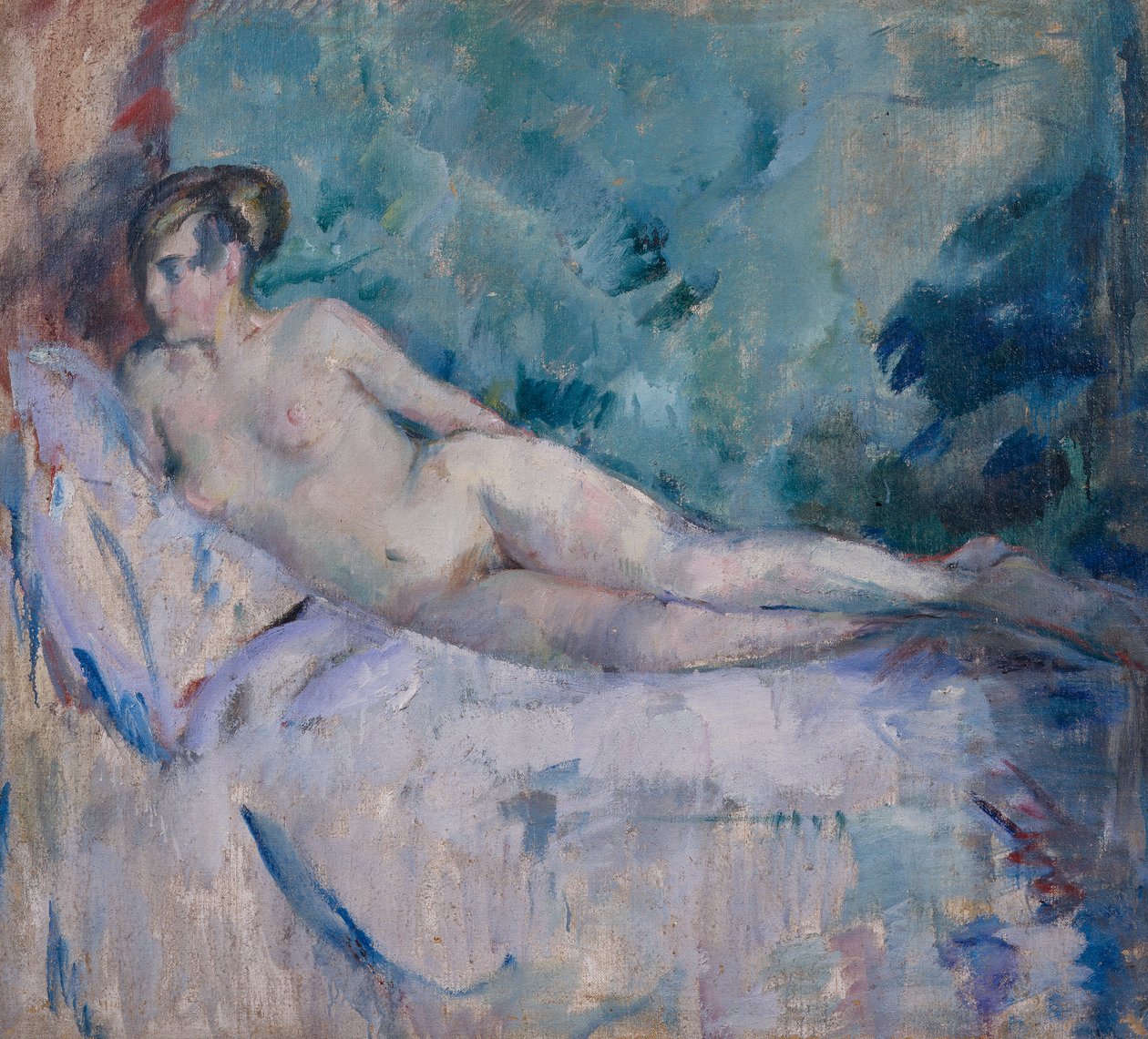 Pokládání aktu (malba) od Henrik Lund
