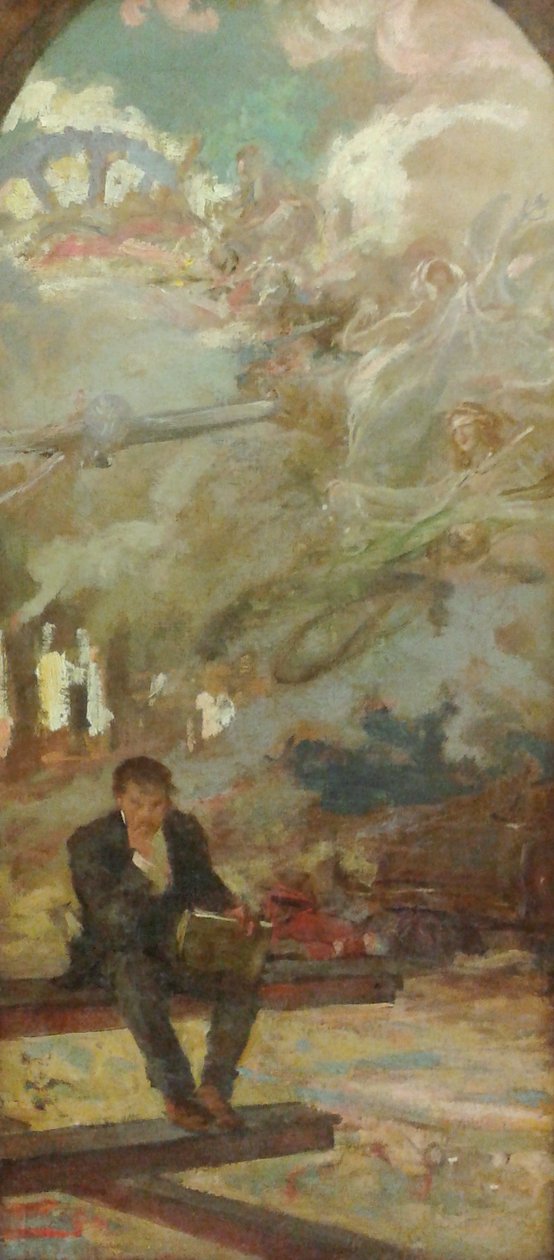 Alegorie [studie o výzdobě Club de Engenharia] od Henrique Bernardelli