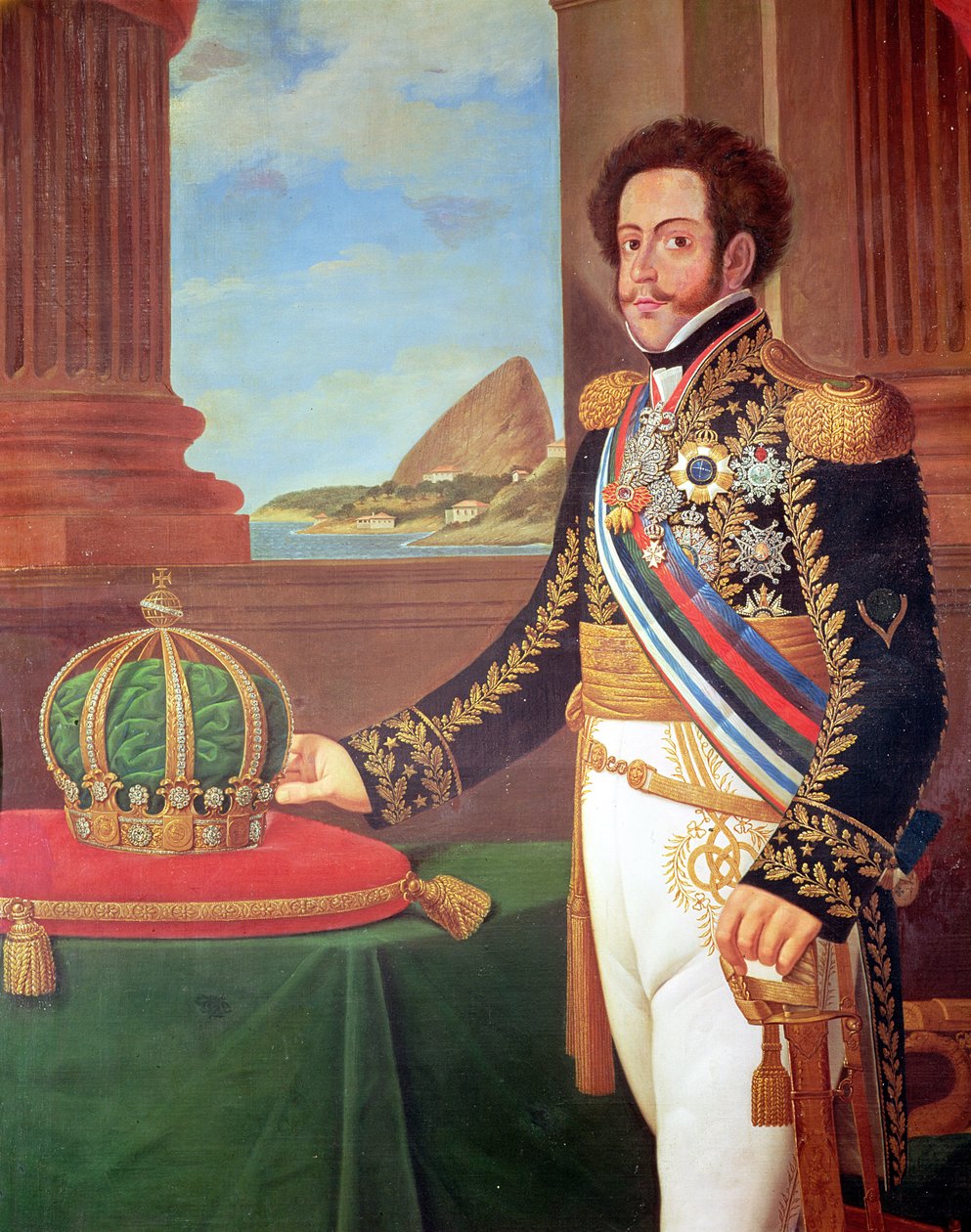 Pedro I (1798-1834) brazilský císař, 1825 od Henrique Jose da Silva