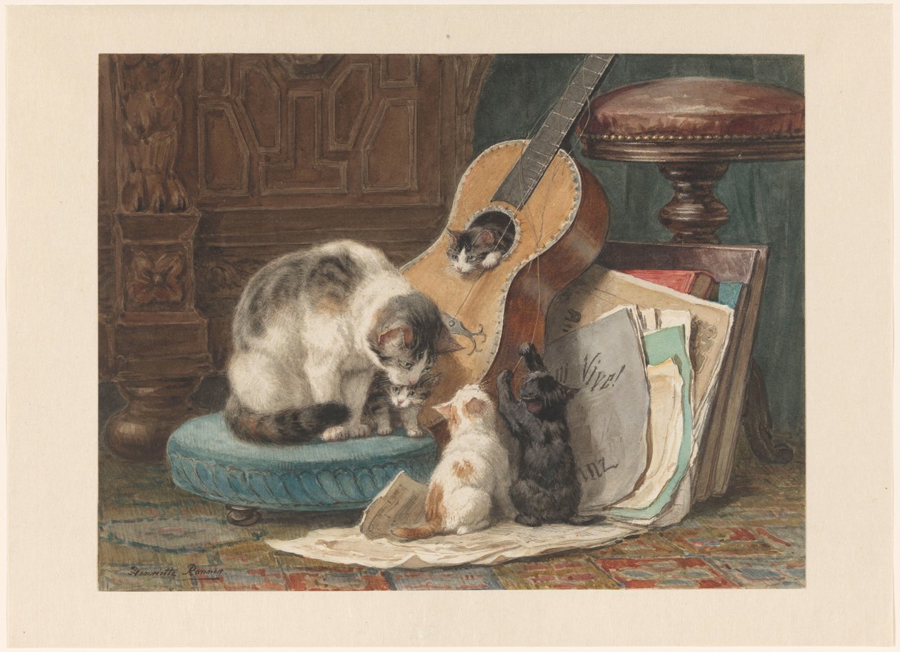 Hudebníci Harmonisté od Henriëtte Ronner