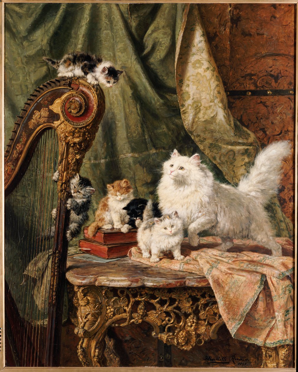 Hudební mezihra, 1897 od Henriëtte Ronner Knip
