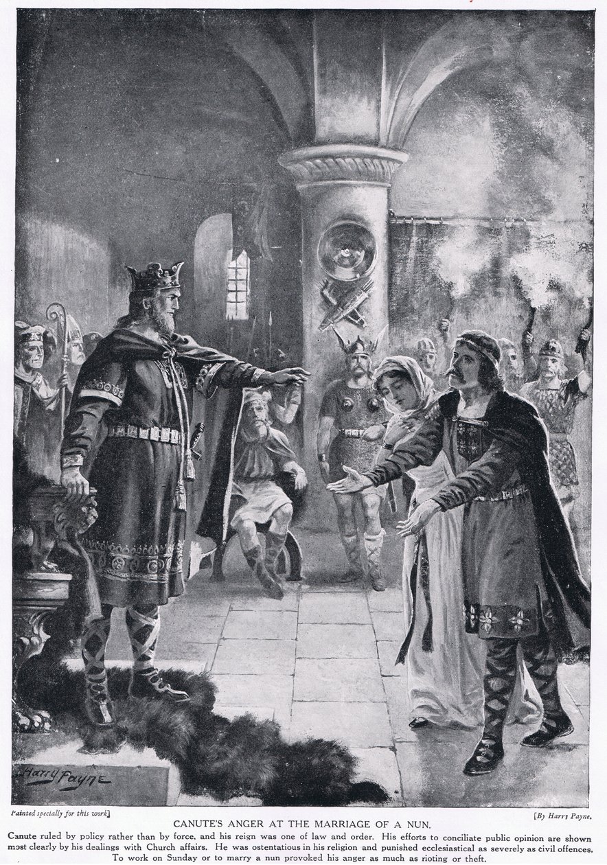 Canutes hněv na svatbu jeptišky, 20. léta od Henry A. Payne