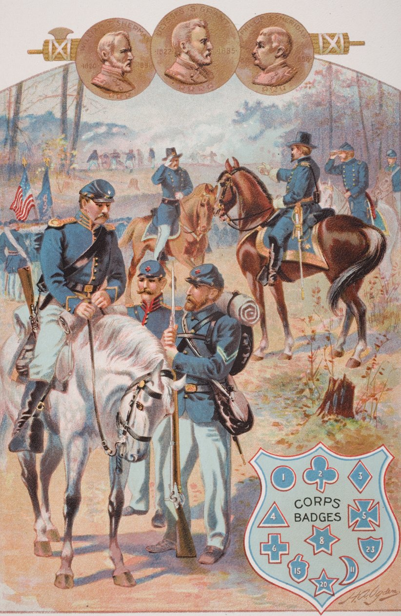 Federální uniformy během americké občanské války (1861-65) od Henry Alexander Ogden
