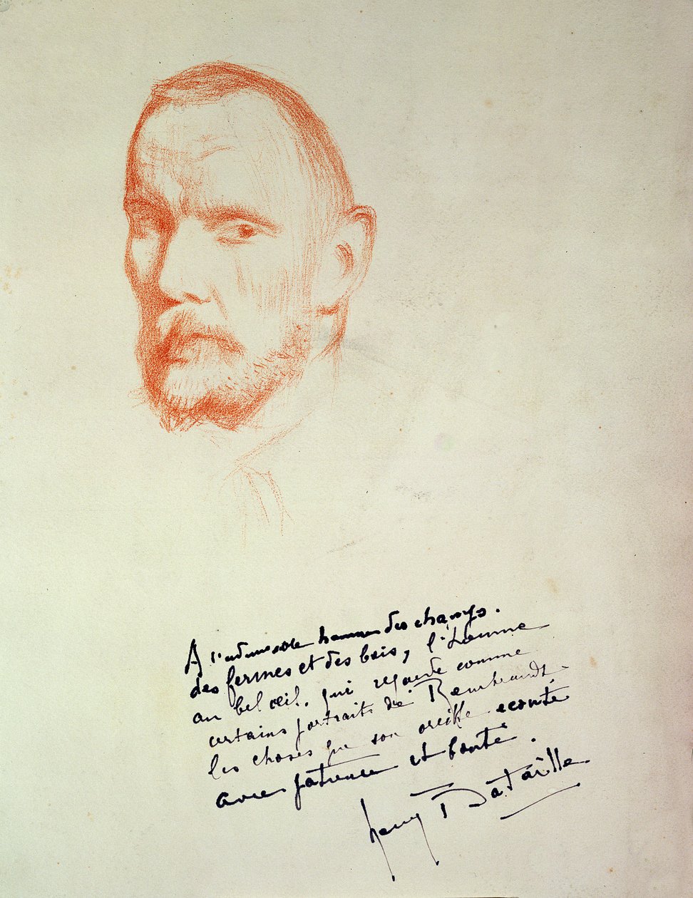 Jules Renard (1864-1910) z knihy "Tetes et Pensees" 1901 od Henry Bataille