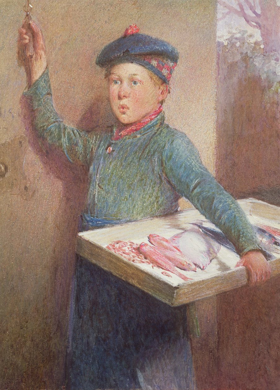 Volání obchodníka s rybami od Henry Benjamin Roberts