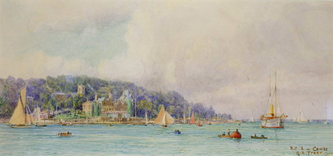 Royal Yacht Squadron, Cowes od Henry Branston Freer