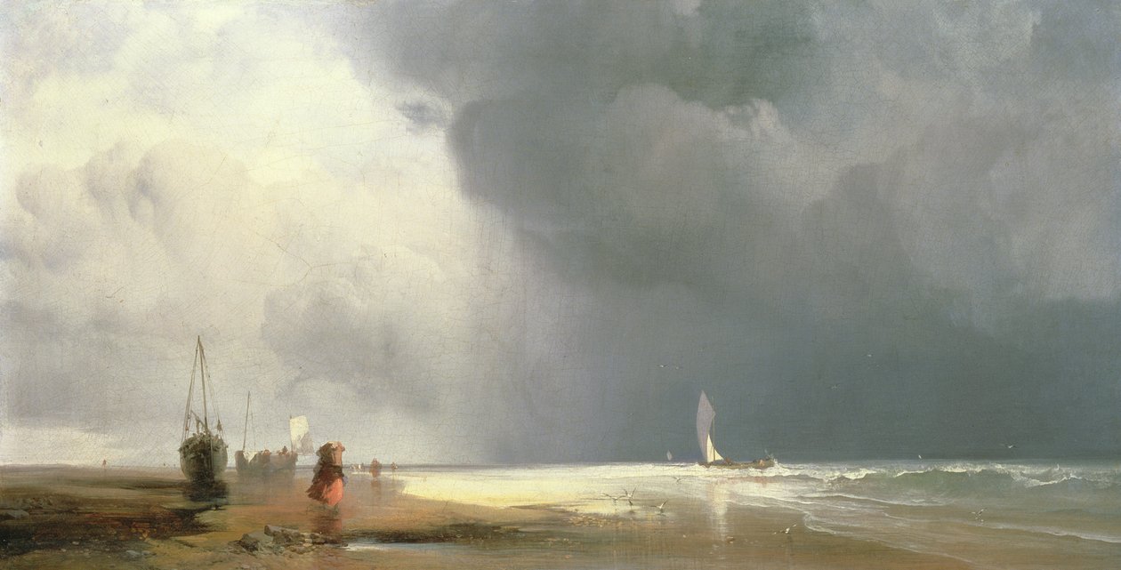 Severní pláž, Great Yarmouth od Henry Bright