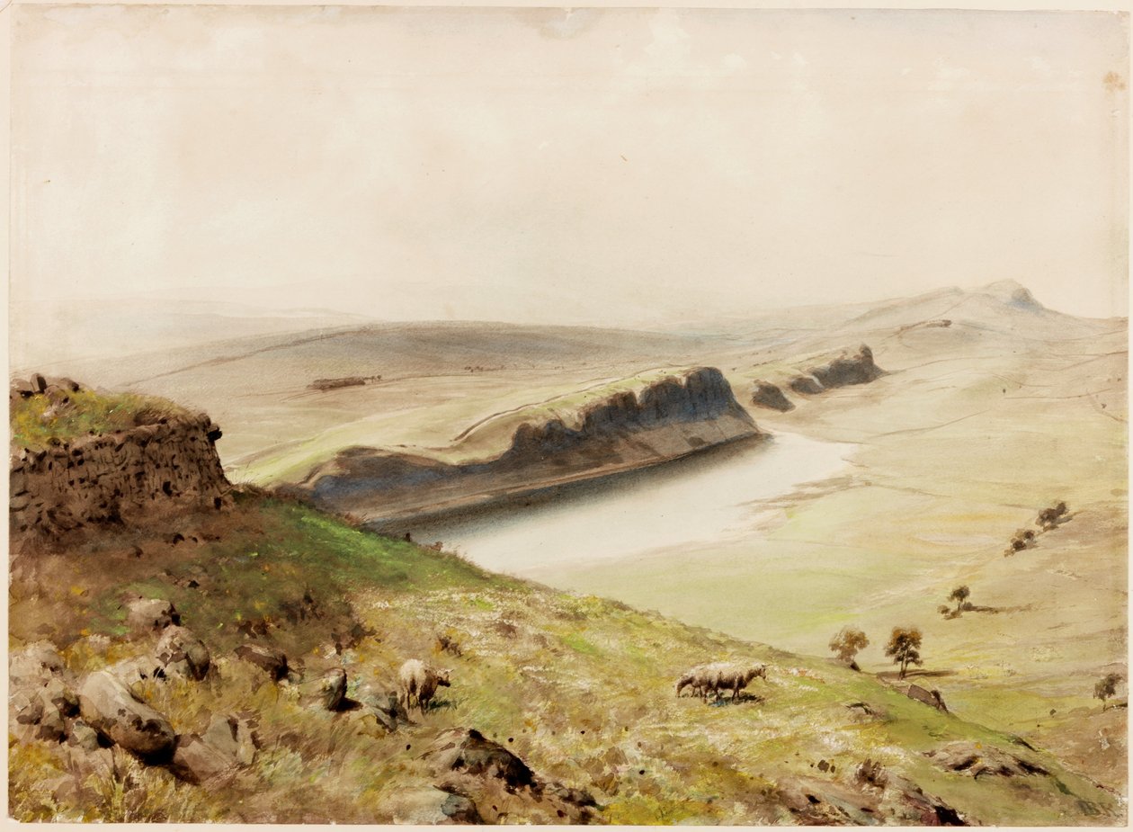 Crag Lough (barva těla) od Henry Burdon Richardson