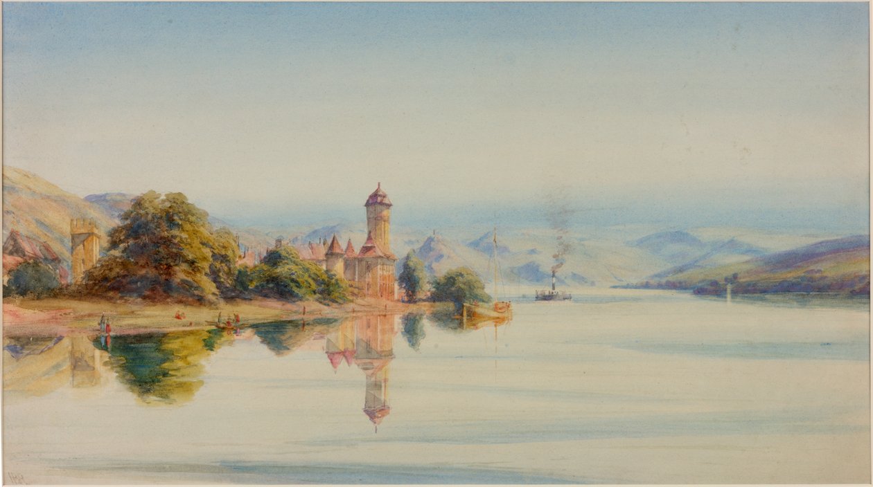 Stolzenfels (tužka a akvarel na papíře) od Henry Burdon Richardson