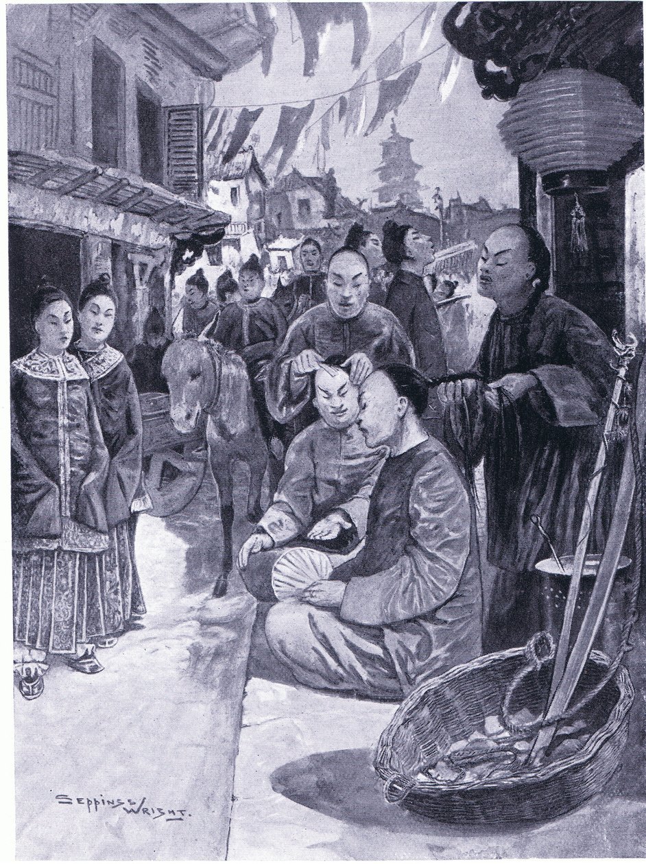 Zavedení pig-tailu od Henry Charles Seppings Wright