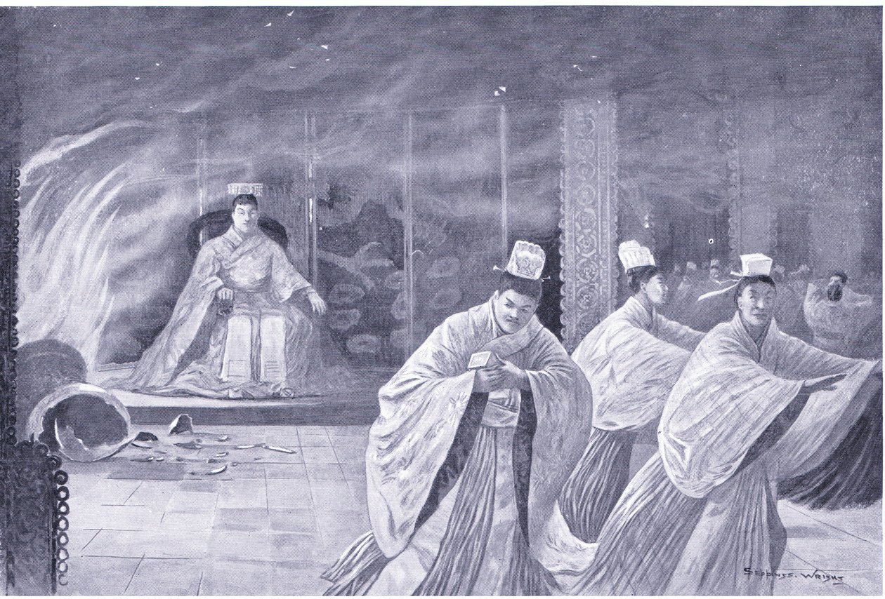 Císař se upálil ve svém paláci od Henry Charles Seppings Wright