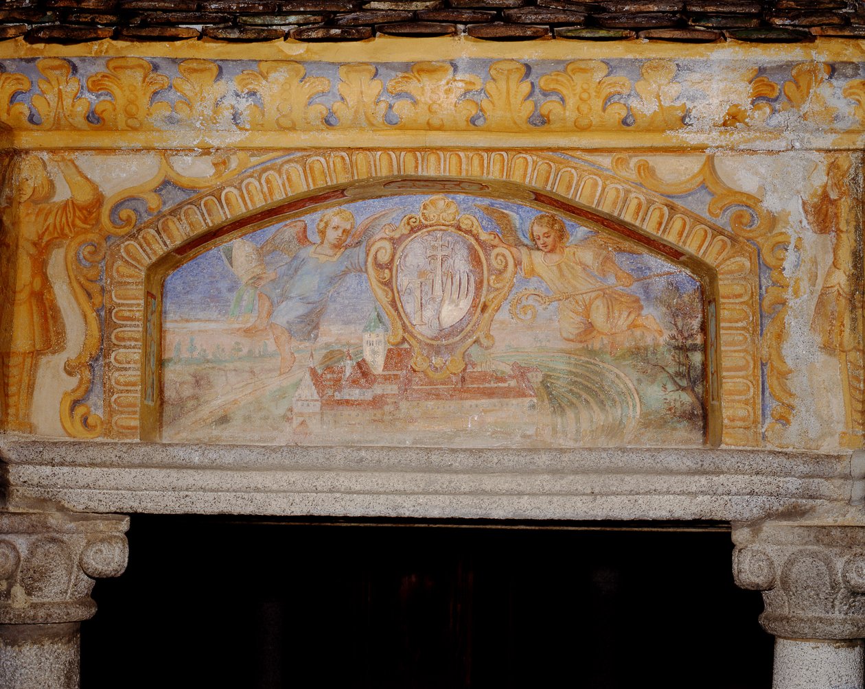 Opatství Novacella, ze Studny divů světa (Pozzo delle Meraviglie), 1669-73 od Henry Curzon Allport
