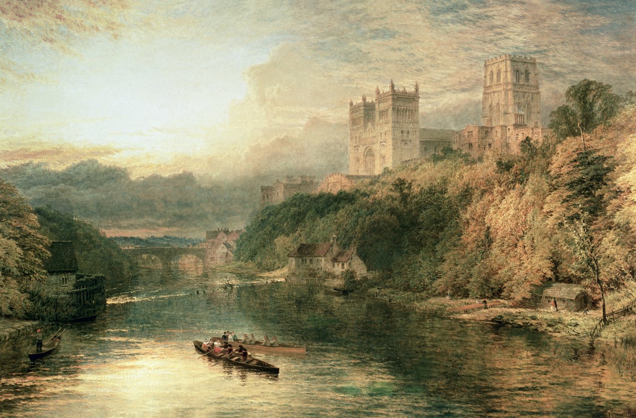 Durhamská katedrála od Henry Dawson