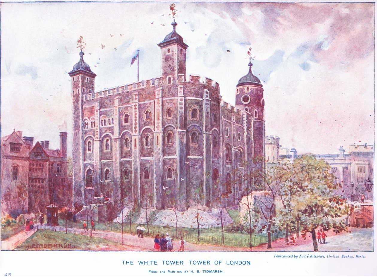Bílá věž, Tower of London od Henry Edward Tidmarsh