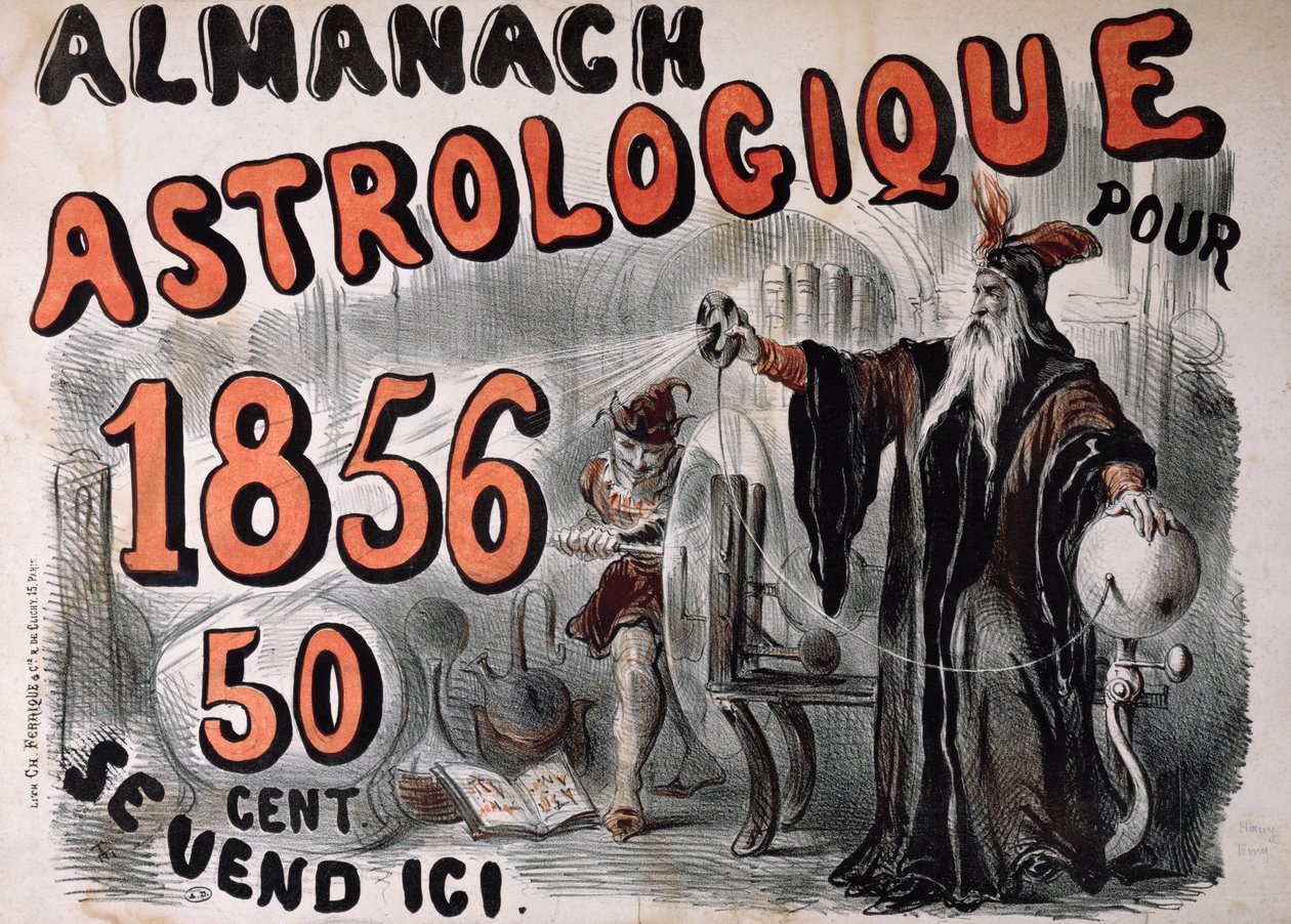 Astrologický almanach, 1856 od Henry Emy