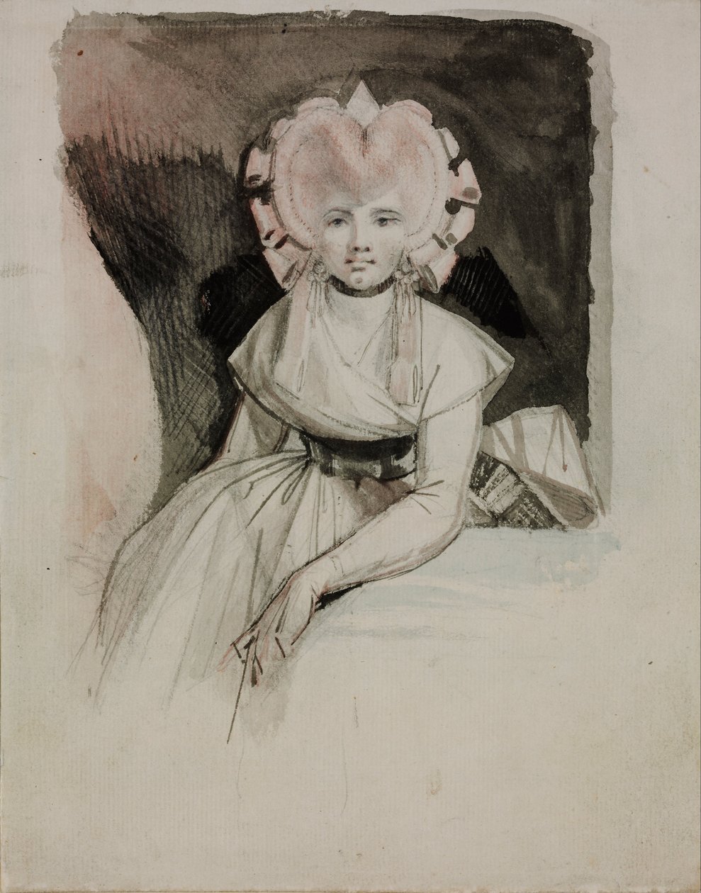 Portrét manželky umělců od Johann Heinrich Füssli
