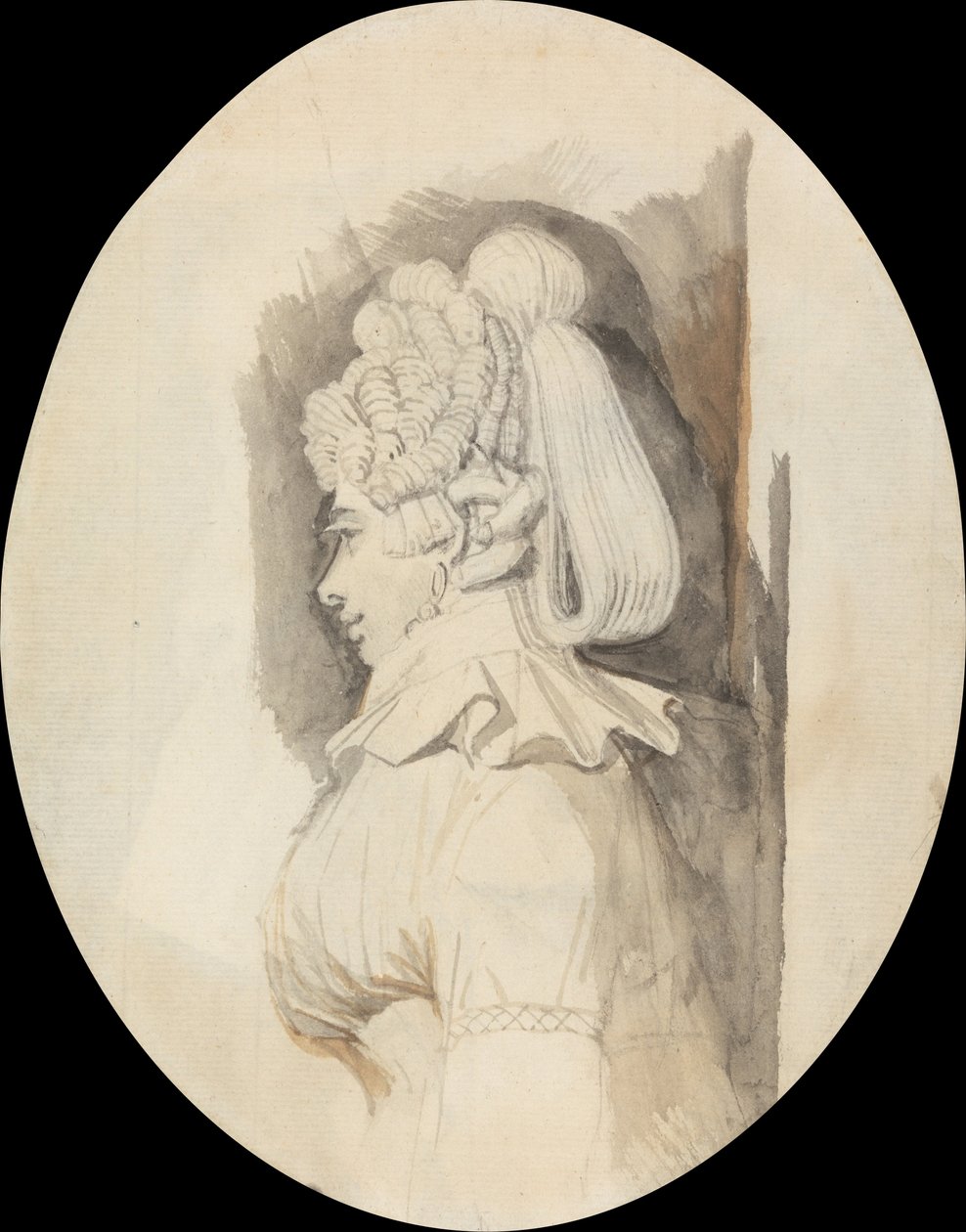 Studium dámy od Johann Heinrich Füssli