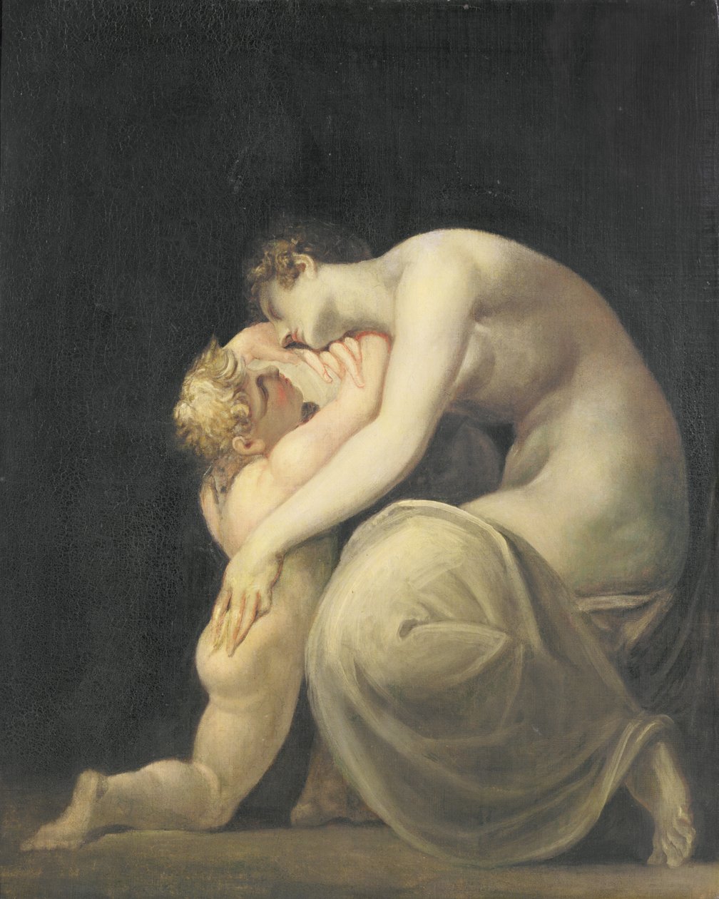 Tekemessa a Eurysakes, kolem 1800-10 od Johann Heinrich Füssli