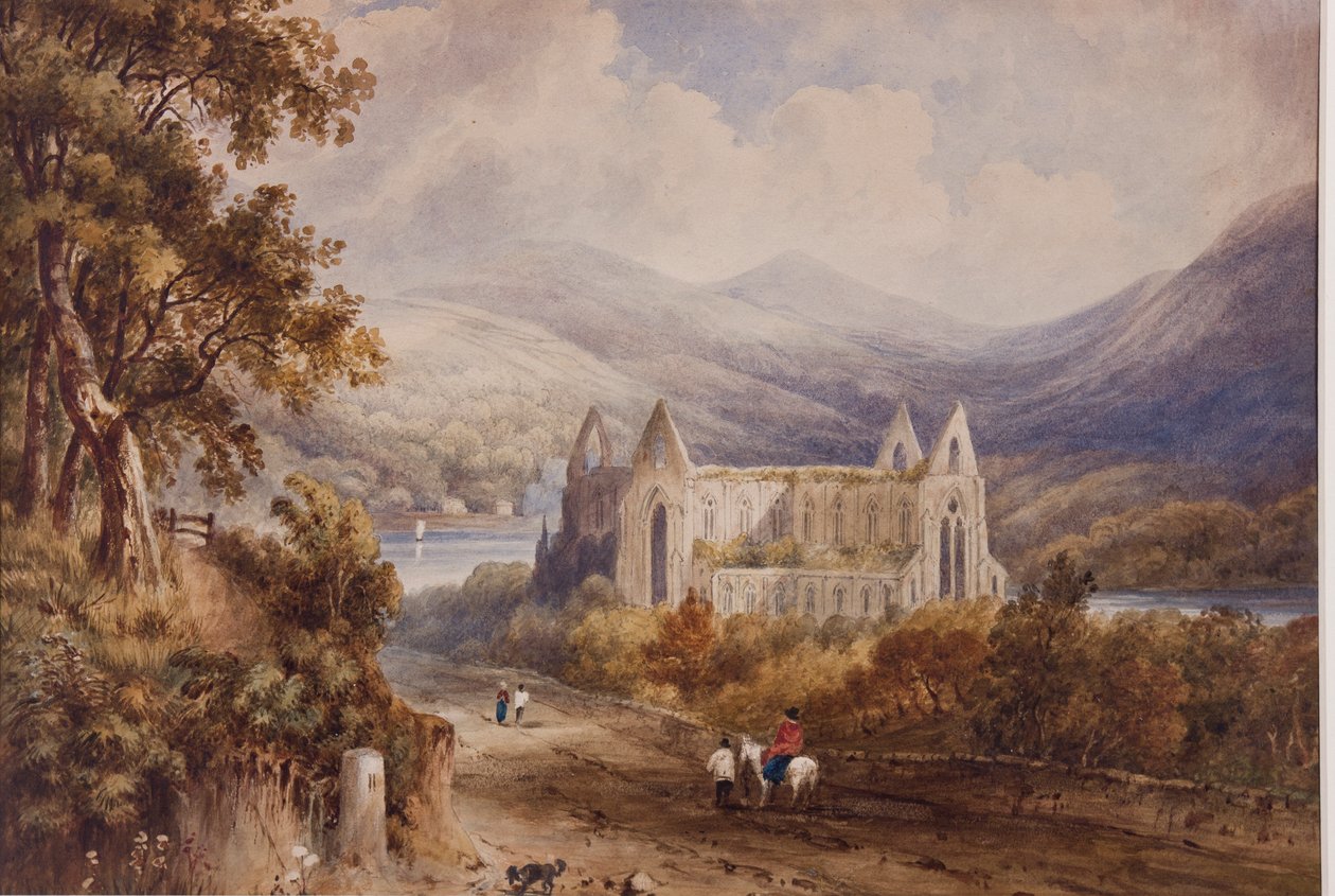 Opatství Tintern, asi 1840 od Henry Gastineau