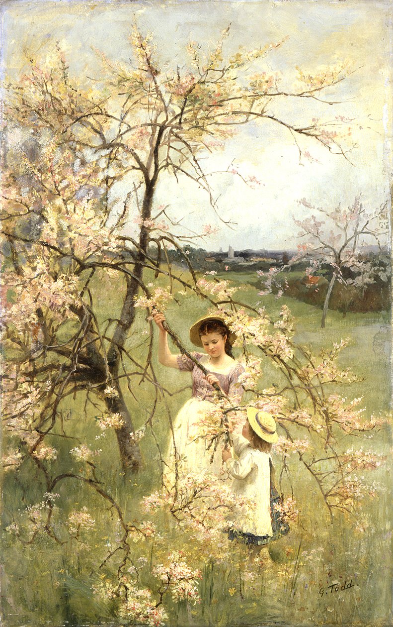 Jaro, kolem roku 1880 od Henry George Todd