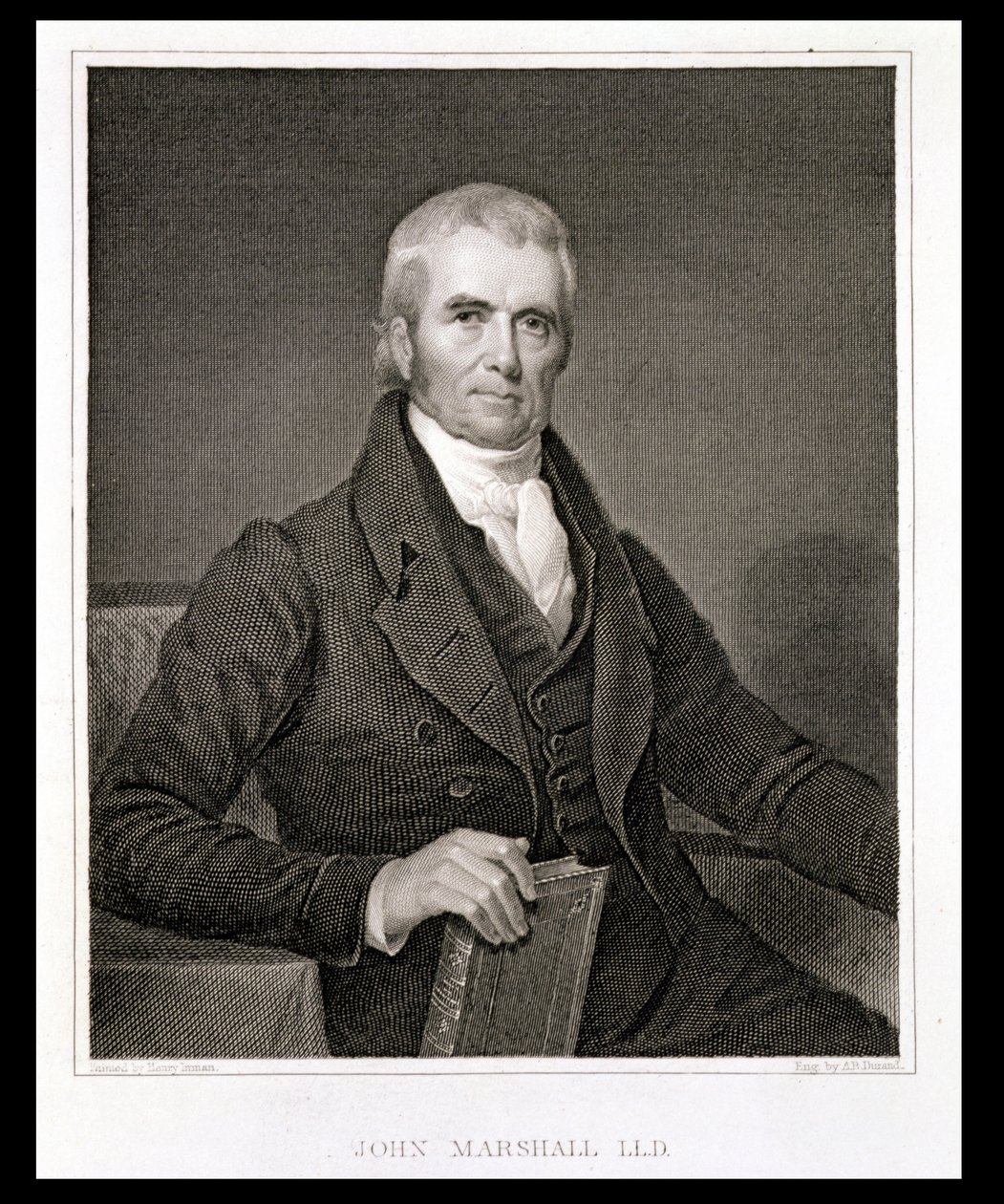 John Marshall (1755-1835), vyryl Asher Brown Durand (1796-1886) od Henry Inman