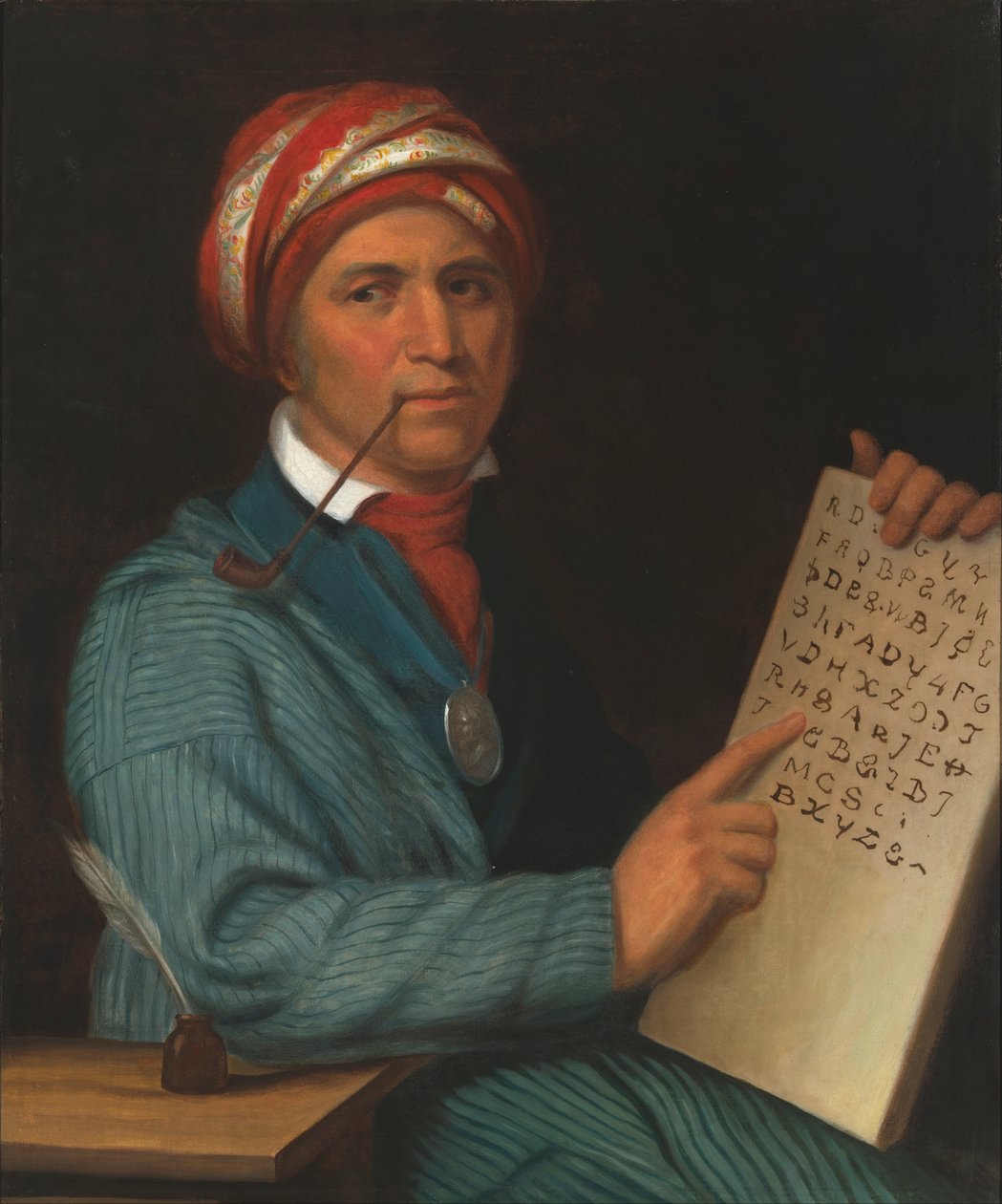Sequoyah od Henry Inman