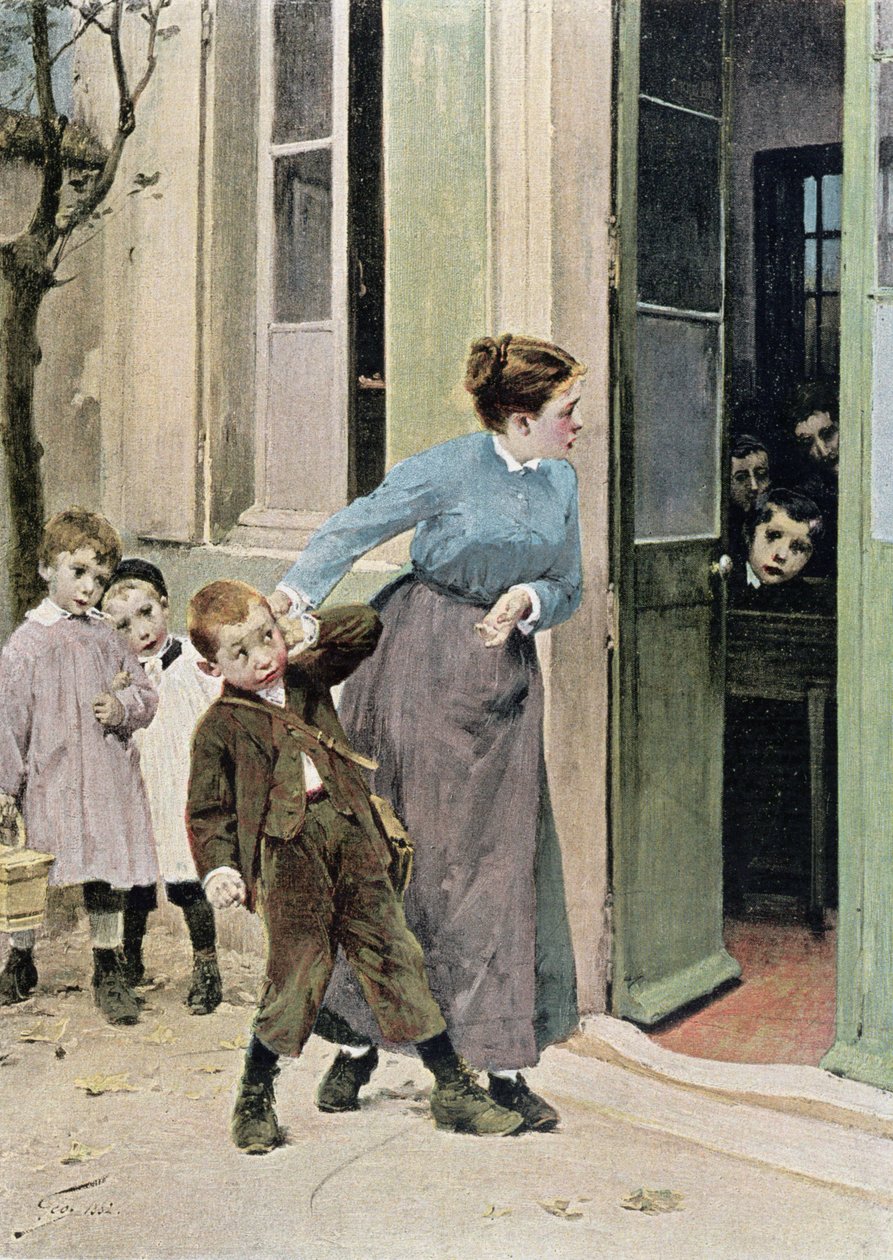 Povinná školní docházka, 1882 od Henri Jules Jean Geoffroy