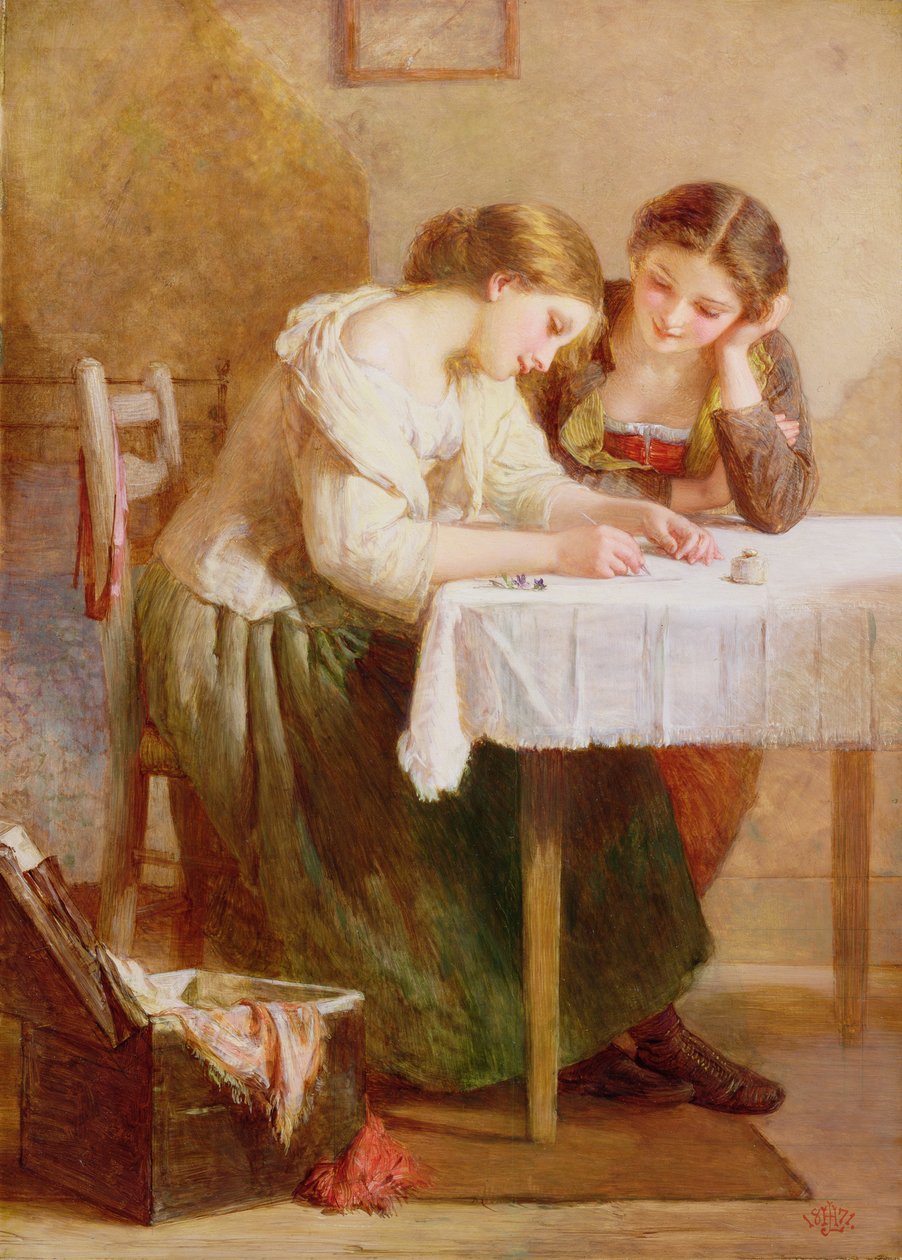 Milostný dopis, 1871 od Henry Le Jeune