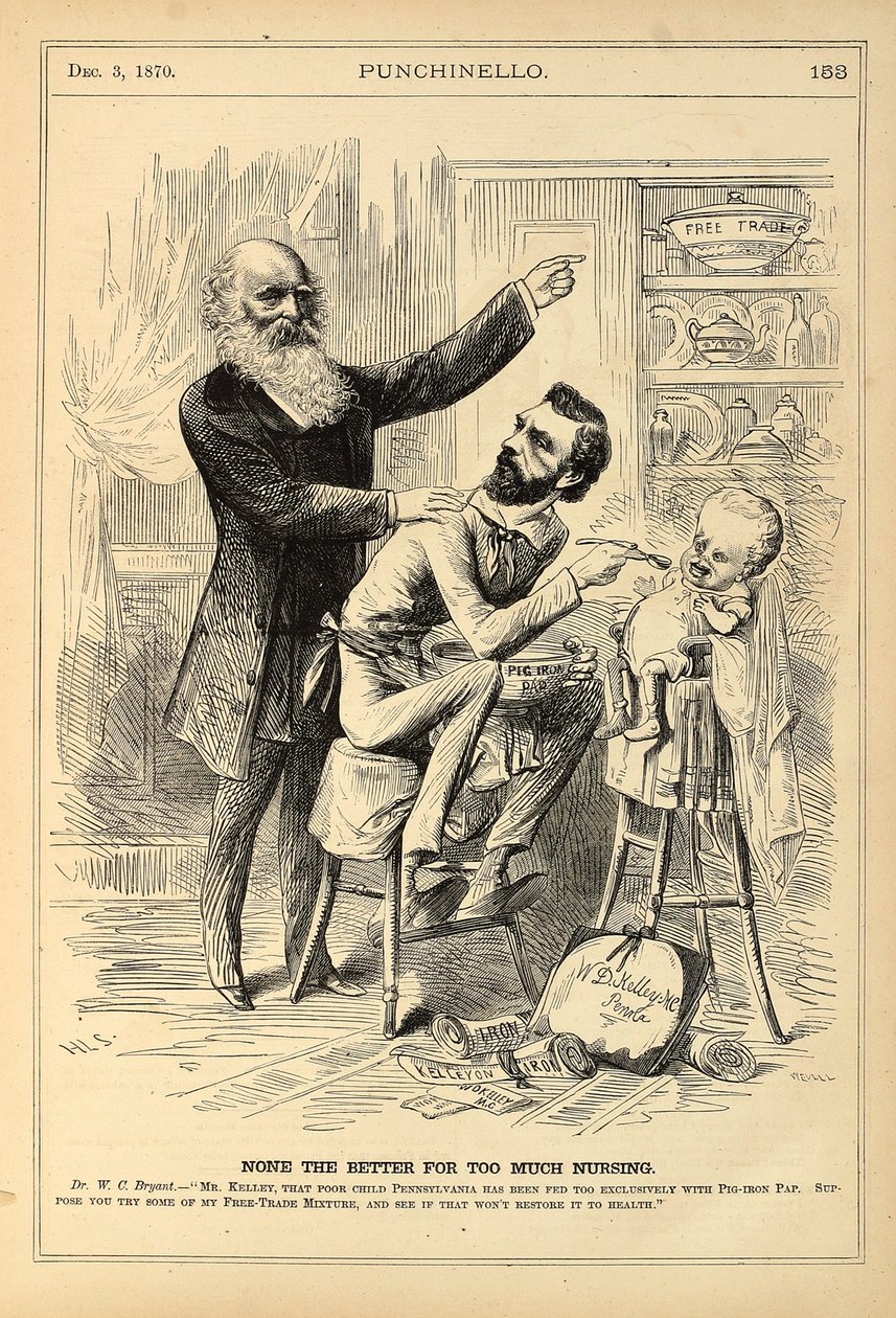 Nikdo není lepší pro přílišnou péči, vyryl George Wevill, dřevoryt z roku 1870 od Henry Louis Stephens