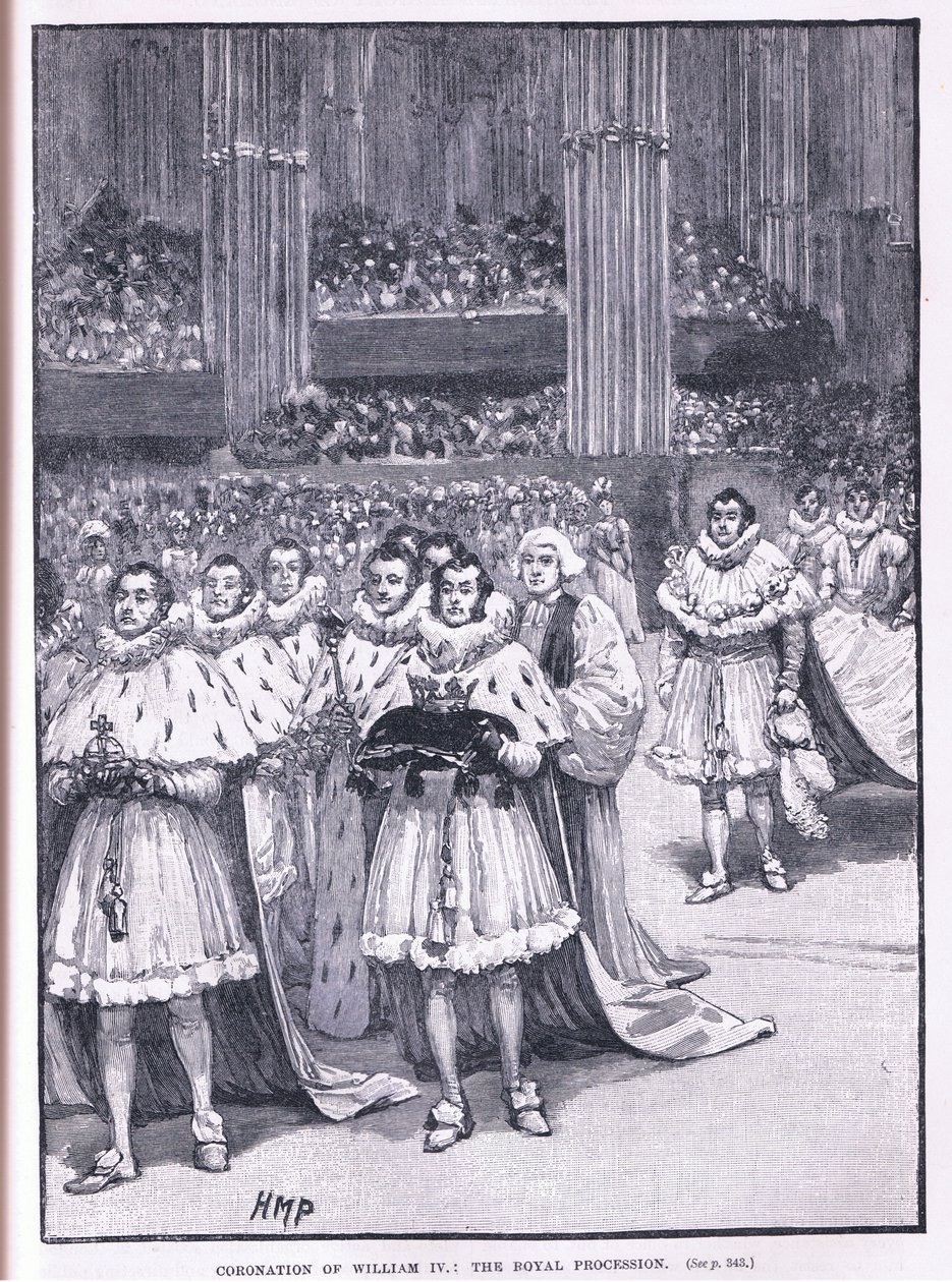 Korunovace Viléma IV AD 1832 od Henry Marriott Paget