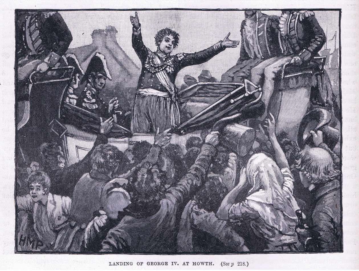 Přistání George IV v Nowth od Henry Marriott Paget