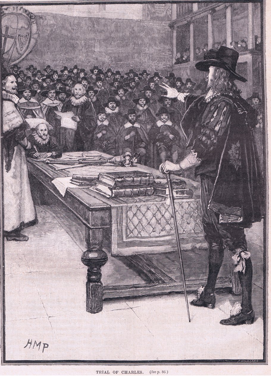 Proces s Karlem I. AD 1649 od Henry Marriott Paget