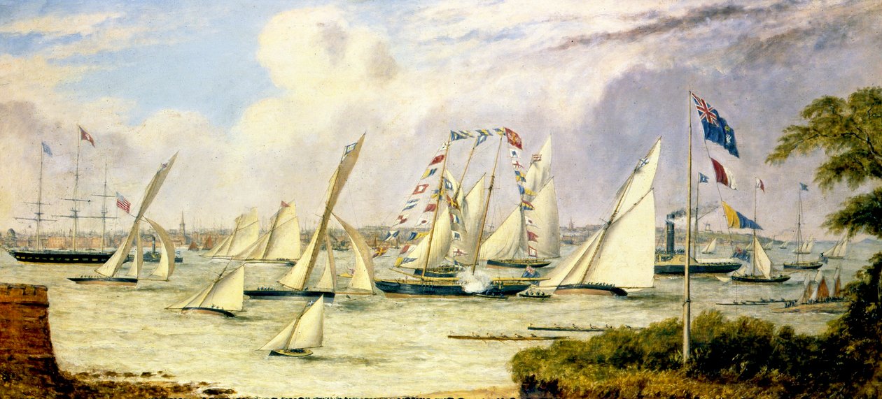 Velká regata Royal Mersey Yacht Club od Henry Melling