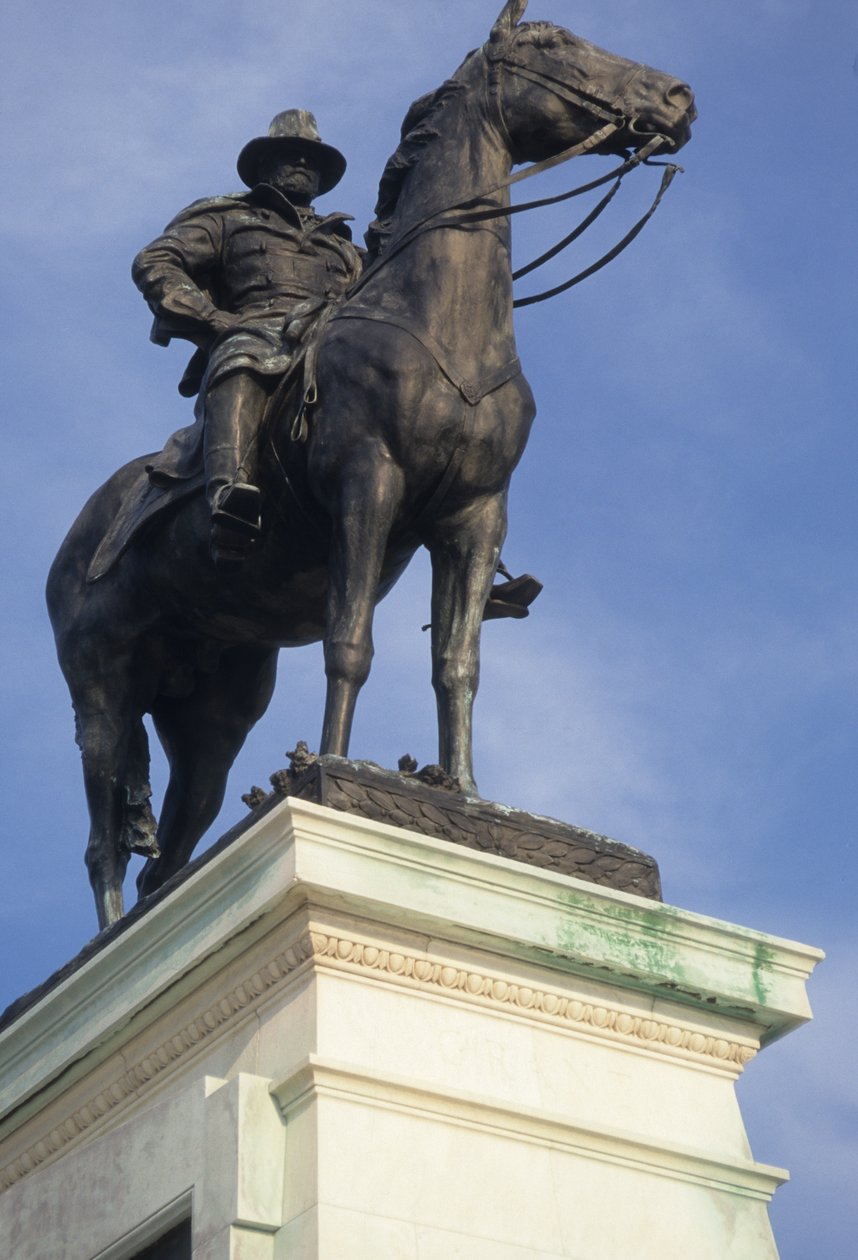 Památník Ulyssese S. Granta, věnovaný v roce 1922 (bronz) (detail) od Henry Merwin Shrady