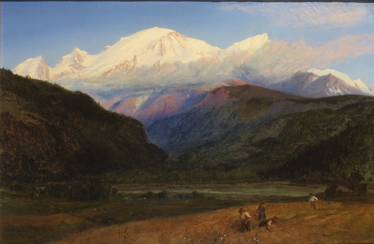 Mont Blanc ze Servozu, 1856 od Henry Moore