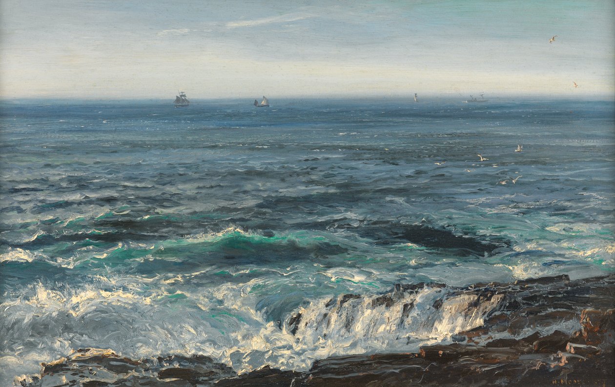 Přímořská krajina, 1877 od Henry Moore